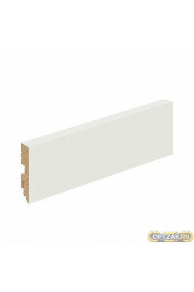 Плинтус напольный В Super White МДФ Тип-0 2050*70*16