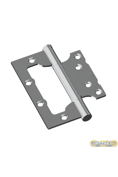 Петля дверная Bravo F-4-2BB 100*75*2,5 C Хром