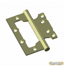 Петля без врезки стальная Bravo F-4-2BB 100*75*2,5 G Золото (универс.)