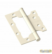 Петля без врезки стальная Bravo F-4-2BB 100*75*2,5 I Слоновая кость (универс.)