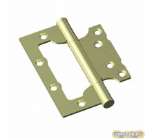 Петля без врезки стальная Bravo F-4-2BB 100*75*2,5 SG МатЗолото (универс.)
