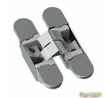Петля скрытая К1019 3D 110*61,45*26,8/21,2 Хром (универс., 20 кг)
