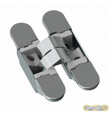 Петля скрытая К1019 3D 110*61,45*26,8/21,2 Хром (универс., 20 кг)