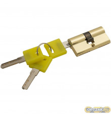 Цилиндр ключ/ключ Bravo ZK-60-30/30 G Золото (ЦАМ, 3 ключа)