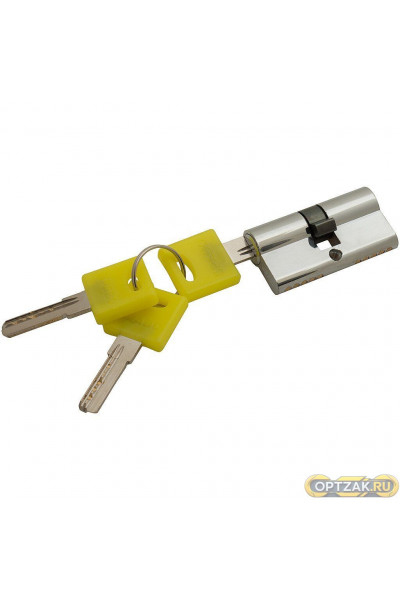 Цилиндр ключ/ключ Bravo ZK-60-30/30 C Хром (ЦАМ, 3 ключа)