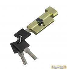 Цилиндр ключ/фиксатор Bravo AРF-60-30/30 G Золото (алюм., 3 ключа)