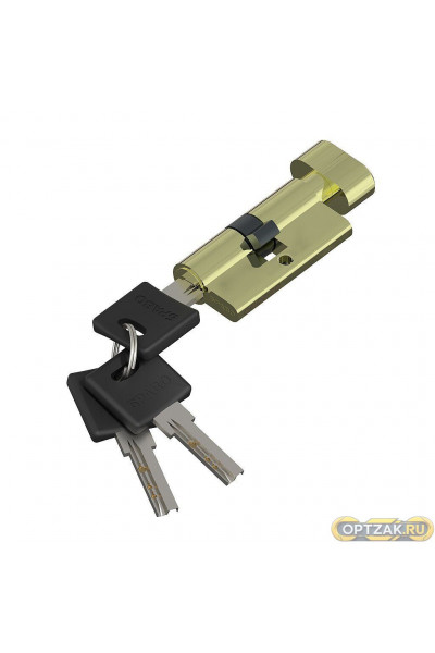 Цилиндр ключ/фиксатор Bravo AРF-60-30/30 G Золото (алюм., 3 ключа)
