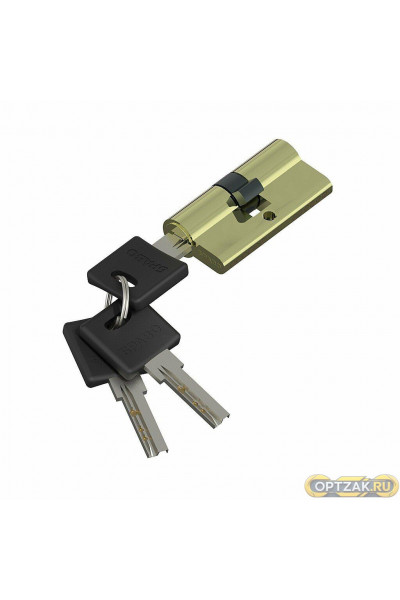 Цилиндр ключ/ключ Bravo AРK-60-30/30 G Золото (алюм., 3 ключа)
