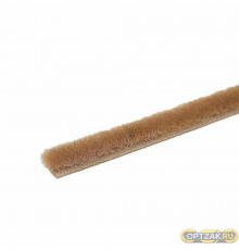 Уплотнитель щеточный самоклеющийся 4Р Светло-бежевый 7*6