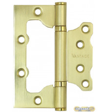 Петля универсальная 2BB-SB 100*75*2,5 матовое золото