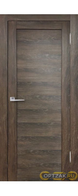 Межкомнатная дверь Бавария 16 ПВХ / Цвет Дуб шале корица / Двери Верда