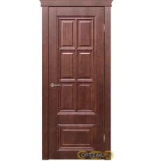 Межкомнатная дверь Сити 5 RAL 9001 / Цвет Тон каштан / Двери Верда