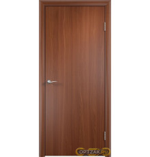 Межкомнатная дверь Дверное полотно гладкое ДПГ / Цвет Итальянский орех / Двери Верда