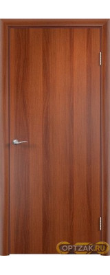 Межкомнатная дверь Дверное полотно гладкое ДПГ / Цвет Итальянский орех / Двери Верда
