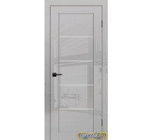 Дверь G-15 / Цвет Агат глянец / белый сатинат / Двери PROFILO PORTE