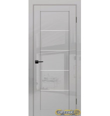 Дверь G-15 / Цвет Агат глянец / белый сатинат / Двери PROFILO PORTE