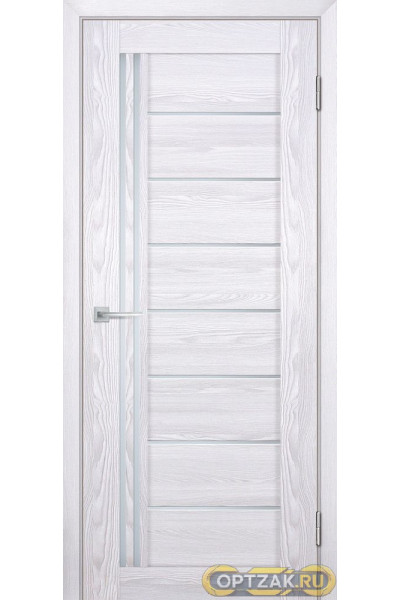 Дверь Лайт-13 nanotex / Цвет Клен айс / белый сатинат / Двери STABILE PORTE