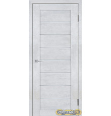 Дверь Лайт-08 nanotex / Цвет бетон снежный / белый сатинат / Двери STABILE PORTE