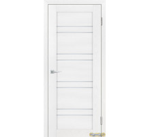 Дверь Деко-19 nanotex soft / Цвет белый тик / белый сатинат / Двери STABILE PORTE