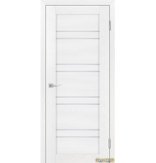 Дверь Деко-19 nanotex soft / Цвет белый тик / белый сатинат / Двери STABILE PORTE
