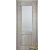Дверь Верона 1 / Цвет Дуб эссо / Сатинат, контурный полимер бесцветный / Двери МАРИАМ