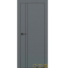 Дверь PX-20 черная кромка с 4-х ст. / Цвет Графит / Двери PROFILO PORTE