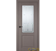 Дверь PSU-37 / Цвет Каменное дерево / Сатинат, худ. гравировка / Двери PROFILO PORTE