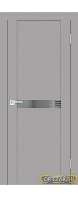 Дверь PST-3 / Цвет серый бархат / Зеркало тонированное / Двери PROFILO PORTE