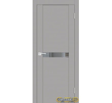 Дверь PST-3 / Цвет серый бархат / Зеркало тонированное / Двери PROFILO PORTE