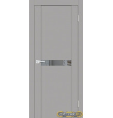 Дверь PST-3 / Цвет серый бархат / Зеркало тонированное / Двери PROFILO PORTE