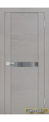 Дверь PST-3 / Цвет серый ясень / Зеркало тонированное / Двери PROFILO PORTE