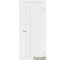 Дверь PST-10 / Цвет белый ясень / белоснежный лакобель / Двери PROFILO PORTE