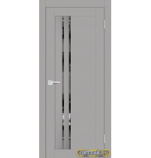 Дверь PST-10 / Цвет серый бархат / Зеркало тонированное / Двери PROFILO PORTE