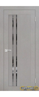 Дверь PST-10 / Цвет серый ясень / Зеркало тонированное / Двери PROFILO PORTE