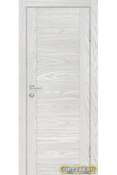 Дверь PSM-6 / Цвет Дуб скай бежевый / белоснежный лакобель / Двери PROFILO PORTE