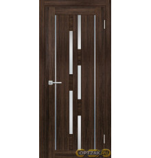 Дверь PSL-33 / Цвет Сан-ремо шоколад / белый сатинат / Двери PROFILO PORTE
