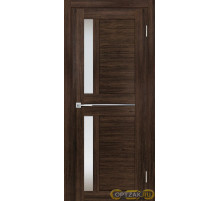 Дверь PSL-19 / Цвет Сан-ремо шоколад / белый сатинат / Двери PROFILO PORTE