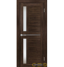 Дверь PSL-19 / Цвет Сан-ремо шоколад / белый сатинат / Двери PROFILO PORTE