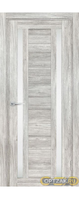 Дверь PSL-15 / Цвет Сан-ремо серый / белый сатинат / Двери PROFILO PORTE