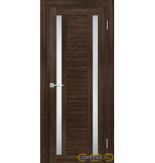 Дверь PSL-15 / Цвет Сан-ремо шоколад / белый сатинат / Двери PROFILO PORTE