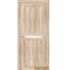 Дверь PSL- 3 / Цвет Сан-ремо натуральный / белый сатинат / Двери PROFILO PORTE