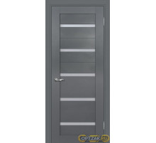 Дверь PSC-7 / Цвет Графит / белый сатинат / Двери PROFILO PORTE