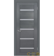 Дверь PSC-7 / Цвет Графит / белый сатинат / Двери PROFILO PORTE