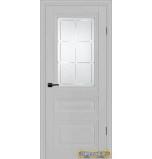 Дверь PSC-39 / Цвет Агат / Сатинат, гравированное / Двери PROFILO PORTE