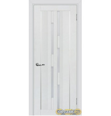 Дверь PSC-33 / Цвет Агат / белый сатинат / Двери PROFILO PORTE