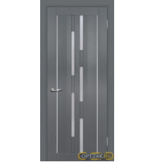 Дверь PSC-33 / Цвет Графит / белый сатинат / Двери PROFILO PORTE