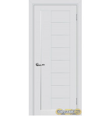 Дверь PSC-17 / Цвет Агат / белый сатинат / Двери PROFILO PORTE