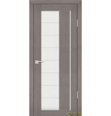 Дверь PS-41 / Цвет Грей Мелинга / белый сатинат / Двери PROFILO PORTE