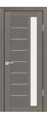 Дверь PS-40 / Цвет Грей Мелинга / белый сатинат / Двери PROFILO PORTE