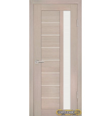 Дверь PS-40 / Цвет Капучино Мелинга / белый сатинат / Двери PROFILO PORTE